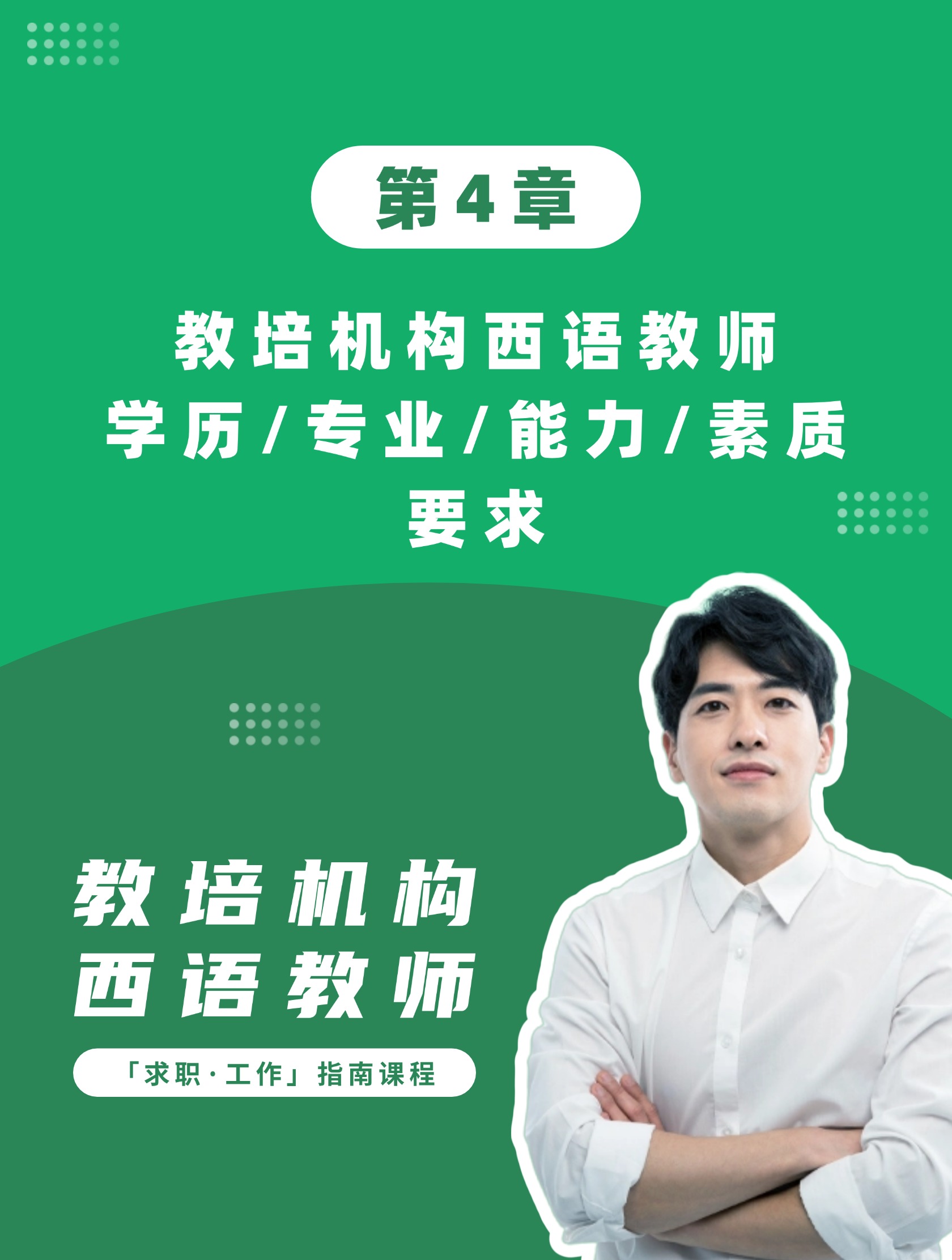 第4章：教培机构西语教师学历/专业/能力/素质要求